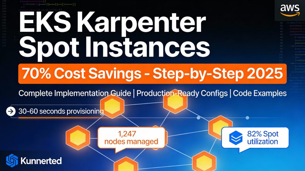 EKS Karpenter Spot Instances Autoscaling: Complete 70% Cost Savings Guide (2025)
